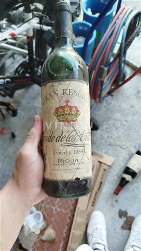 La Rioja rioja Conde de los Andes Gran Reserva 1989