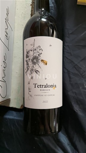 Bordeaux Margaux Château Le Coteau Tetralonia 2022