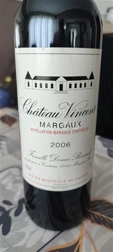 Bordeaux Margaux Château Vincent 2006