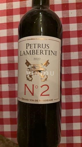 Bordeaux Petrus Lambertini N°2 2022