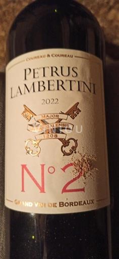Bordeaux Petrus Lambertini N°2 2022