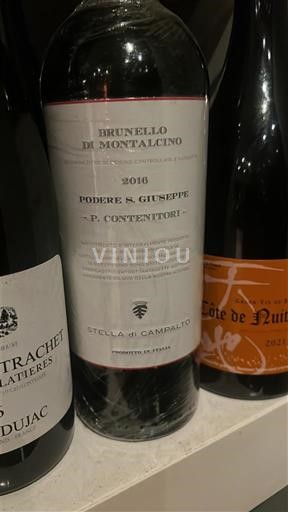 Toscana Brunello di Montalcino. Stella di Campalto Podere S. Giuseppe - Piccoli Contenitori 2016