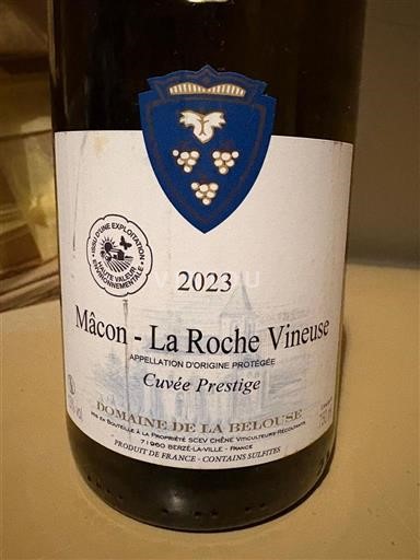 Burgundi Mâcon ja Mâcon-kylät Domaine La Belouse Prestige 2023