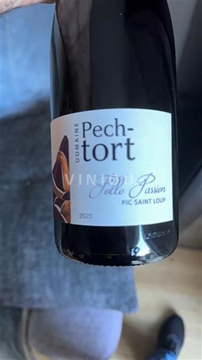 Langvedok Pic-saint-loup Domaine Pech-Tort Folle Passion 2023
