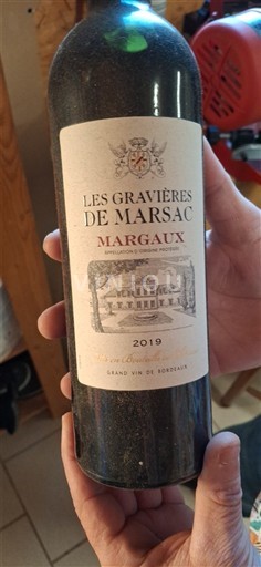 Bordeaux Margaux Les Gravières de Marsac 2019
