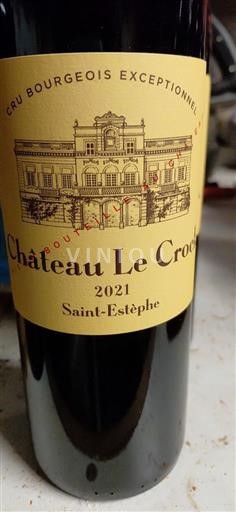 Bordeaux Saint-Estèphe Château Le Crock 2021