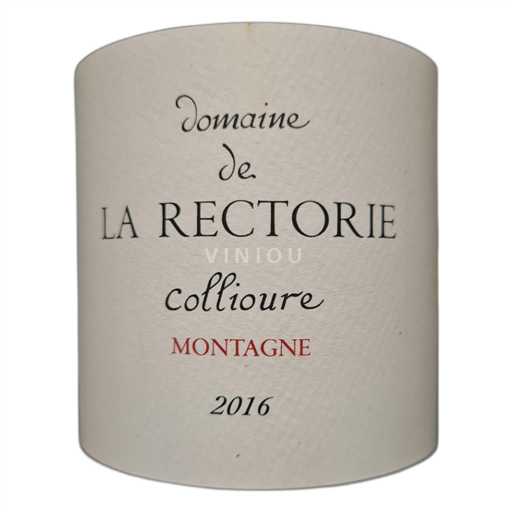 Roussillon Collioure Domaine de la Rectorie Montagne 2016