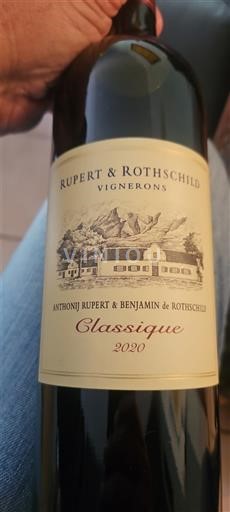 Bắc Cape Không được chỉ định Rupert & Rothschild Classique 2020