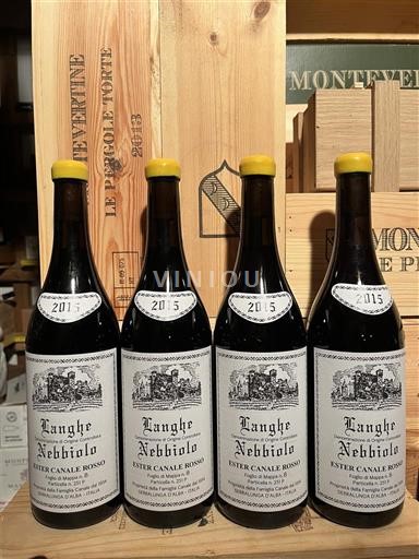 Piedmont Wines Nebbiolo d'Alba Ester Canale Rosso Vigna rionda 2015