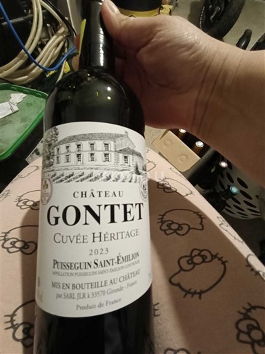 Bordeaux Puisseguin-saint-émilion Château Gontet Héritage 2023