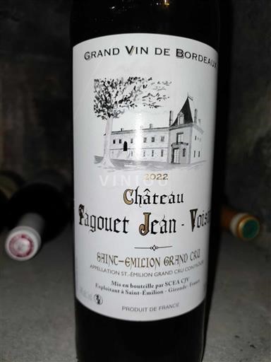 Bordeaux Saint-Émilion Grand Cru Grand Cru Château Fagouet Jean-Voisin 2022