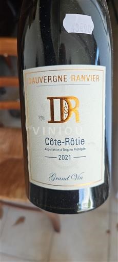 Thung lũng Rhône Côte-rôtie Dauvergne Ranvier 2021