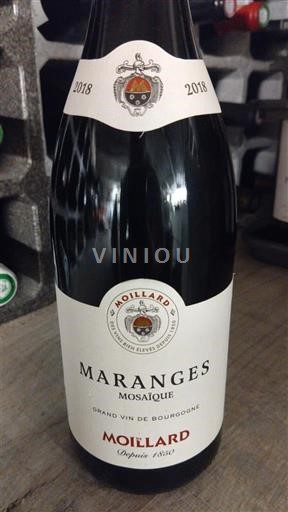 Burgundi Maranges Moillard Mosaïque 2018