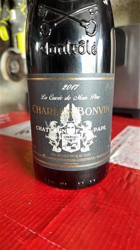 Valle del Ródano Châteauneuf-du-Pape. Charel Bonvin La de Mon Père 2017