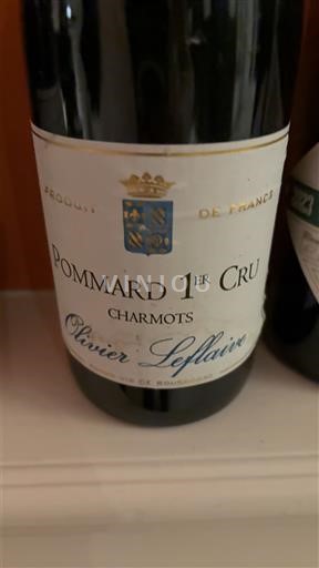 Borgogna Pommard Premier Cru Olivier Leflaive Charmots 2011