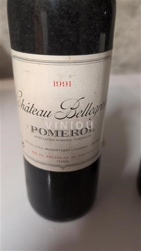 Bordeaux Pomerol Château Bellegrave 1991