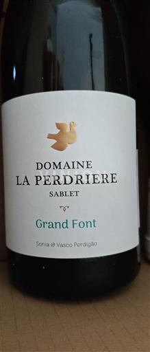 Rona dolina Côtes-du-Rhône-Villages Domaine La Perdriere Grand Font 2024