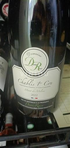 Bourgondië Chablis Premier Cru Domaine Denis Race Mont de Milieu 2022