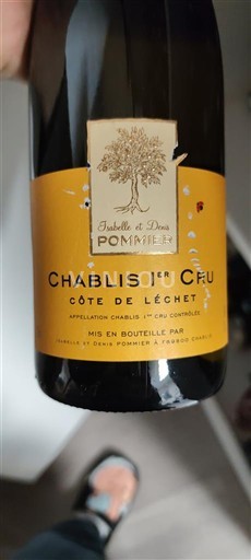 Burgundija Чабли првог квалитета Premier Cru Isabelle et Denis Pommier Côte de Léchet 2022