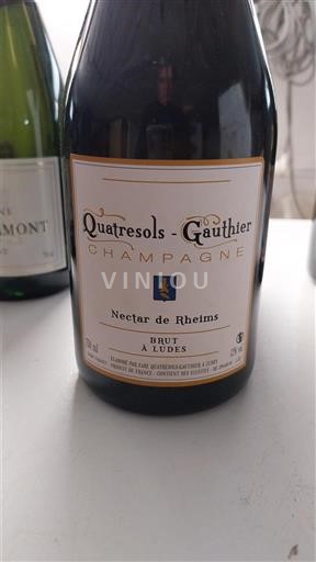 Champagne Sâm-panh Quatresols-Gauthier Nectar de Rheims Không niên vụ