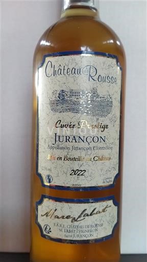 Zuidwest-Frankrijk Jurançon Château Rousse Prestige 2022