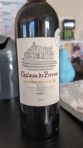 Bordeaux Saint-Émilion Grand Cru Grand Cru Château Pressac 2011