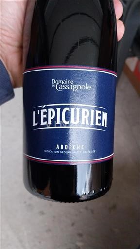 Alpe in reke Rona Ardeška. Domaine Cassagnole L'Épicurien 2023