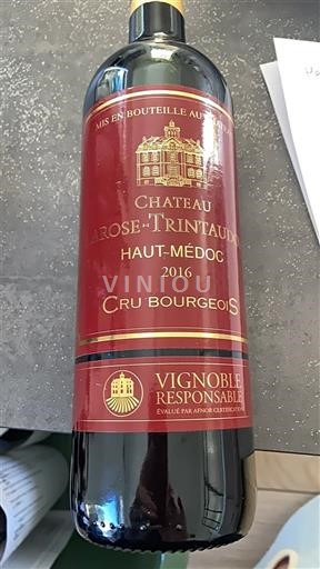 Bordeaux Haut-Médoc Cru Bourgeois Château Laroze Trintaudon 2016