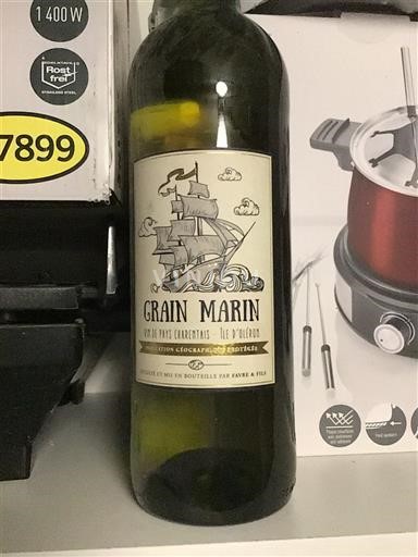 Akvitanska in Charentes Šarentec Favre & Fils Grain Marin Neleten.