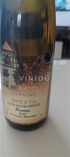 Alsace Gewurztraminer Spitz & Fils Prestige 2015