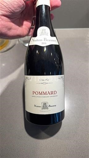 Bourgogne Pommard Nuiton-Beaunoy 2016