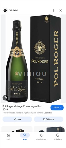 Champagne Pol Roger Vintage 2016