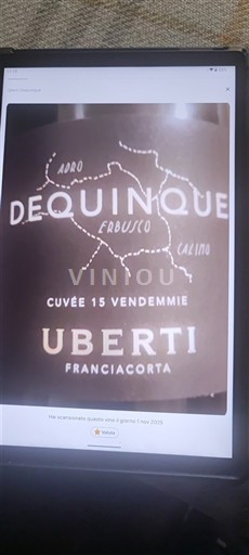 Lombardije Franciacorta Uberti Dequinque 15 Vendemmie Niet-geïntegreerd