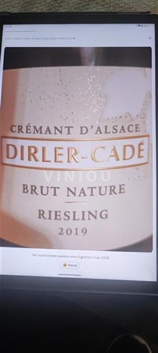 Alsace Alsace-kuohuviini Dirler-Cadé 2019