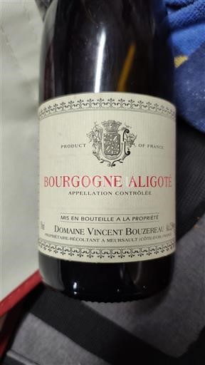 Borgoña Borgoña-Aligoté Domaine Vincent Bouzereau 2017