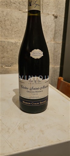 Borgoña Maison Colin Seguin Cloître Saint-Martin Grande Réserve 2018
