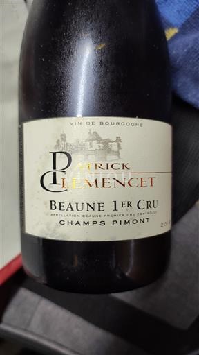 Borgogna Beaune Premier Cru Patrick Clémencet Champs Pimont 2014