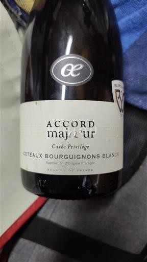 Bourgogne Bourgognebackar Accord Majeur Privilège 2019