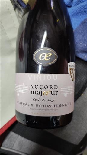 Bourgogne Bourgognebackar Accord Majeur Privilège 2018