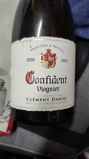 Thung lũng Rhône Côtes-du-rhône Clément Daniel Confident Viognier 2020