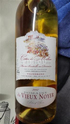 Sud-Ouest Côtes-de-millau Domaine Vieux Noyer 2007