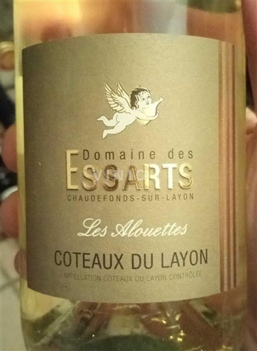 Dolina Loare Coteaux-du-Layon Domaine Des Essarts Les Alouettes 2022