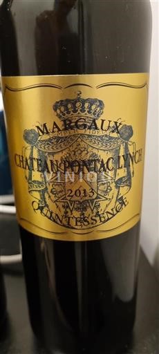 Bordeaux Margaux Château Pontac Lynch Quintessence 2013