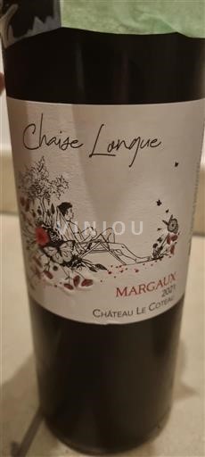 Bordeaux Margaux Château Le Coteau Chaise Longue 2021