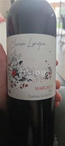 Bordeaux Margaux Château Le Coteau Chaise Longue 2021