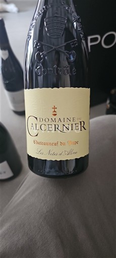 Valle del Ródano Châteauneuf-du-Pape. Domaine Calcernier Les Notes d'Aline 2022