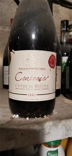 Valle del Ródano Côtes del Ródano Centenier 2001