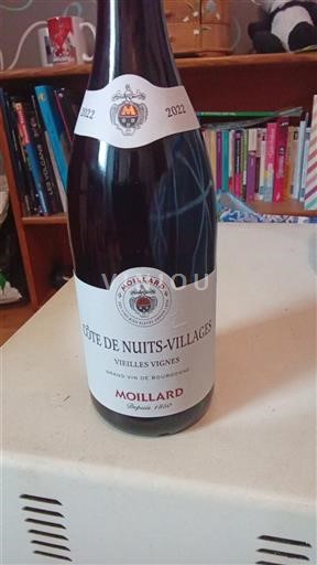 Burgundsko Côte de nuits villages Moillard Vieilles Vignes 2022