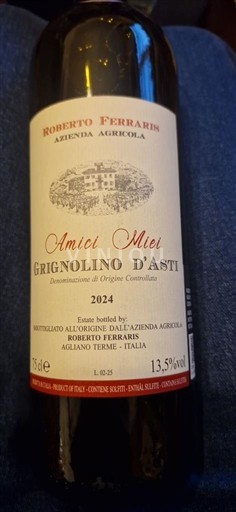 Piemonte Grignolino d'Asti Roberto Ferraris Amici Miei 2024