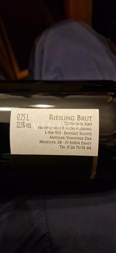 Mosela Vinothek Dax Riesling brut Não Sazonado